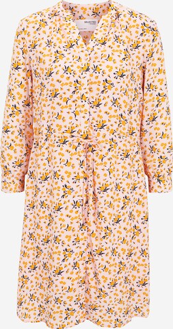 Abito camicia 'Damina' di SELECTED FEMME in rosa: frontale