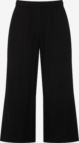 Pantalon Ulla Popken en noir : devant