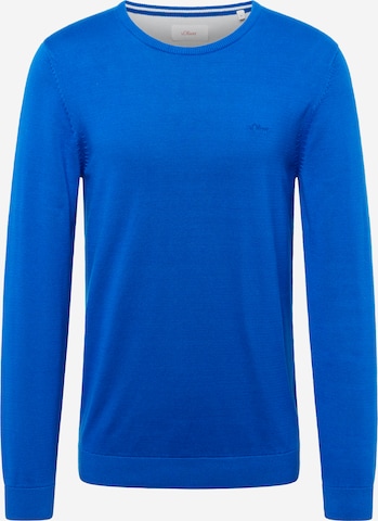 s.Oliver Sweater in Blue: front