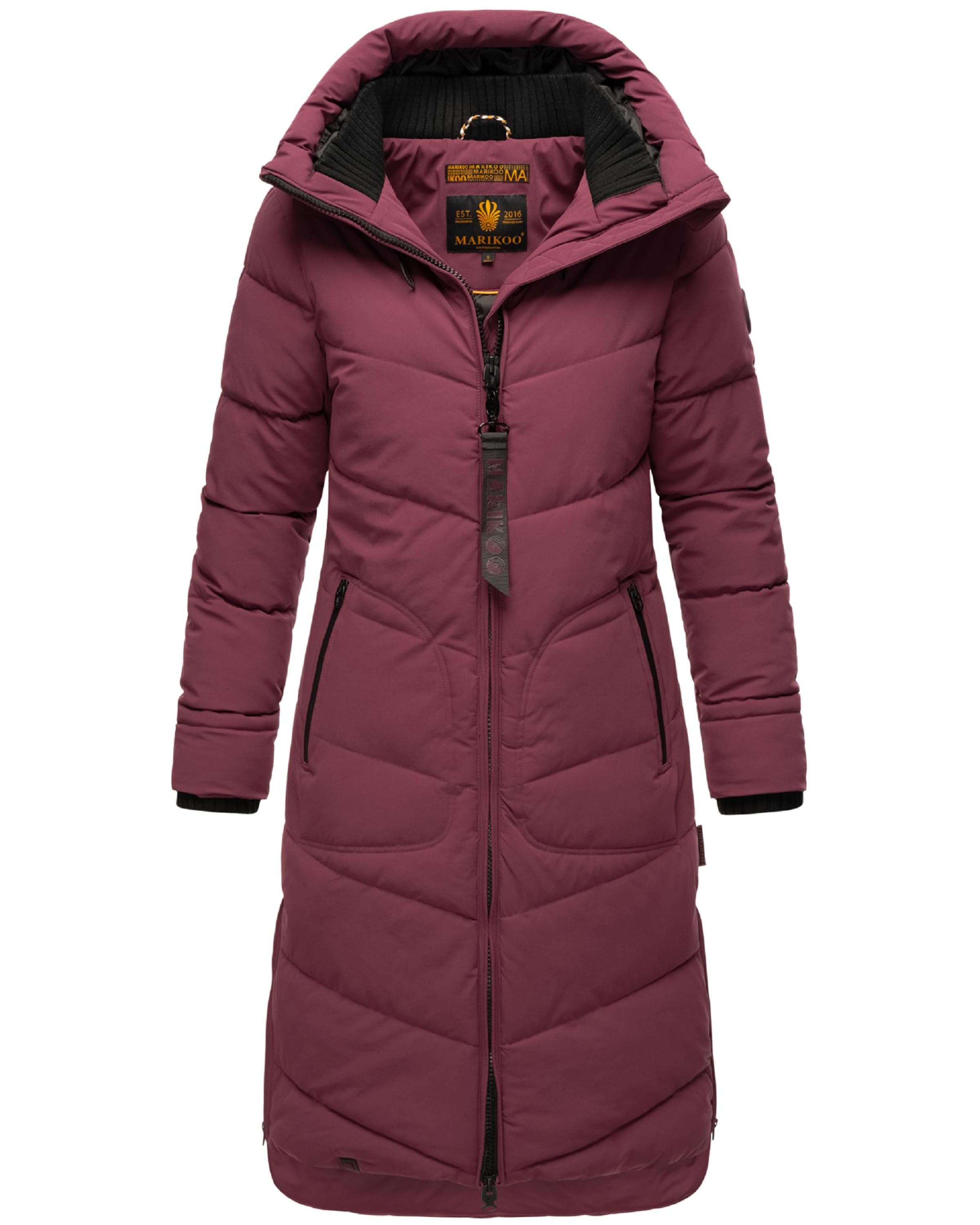 MARIKOO Vinterfrakke 'Benikoo' i rød
