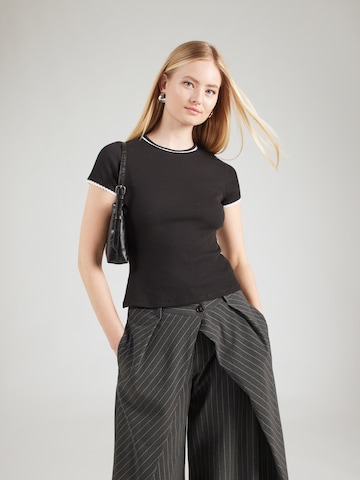 ABOUT YOU - Camiseta 'Maxine' en negro: frente