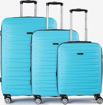 Ensemble de bagages Benzi en bleu : devant