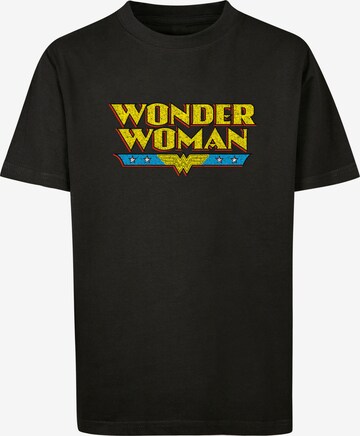 T-Shirt 'DC Comics Wonder Woman' F4NT4STIC en noir : devant