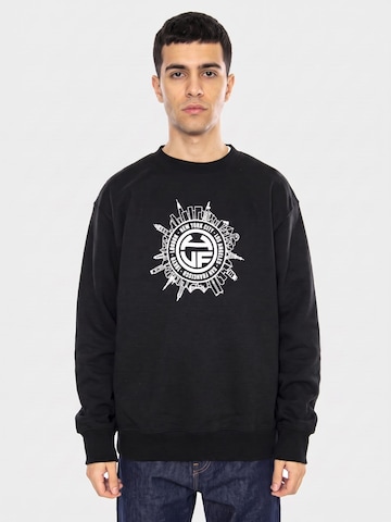 HUF Sweatshirt 'Internationally Known Crewneck Black'‌‌‌‌ in Schwarz