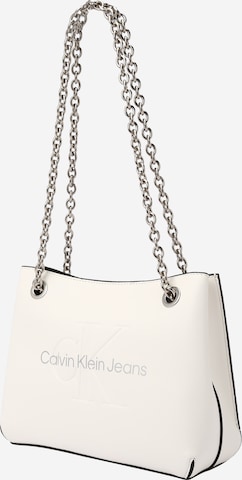 Borsa a spalla di Calvin Klein Jeans in bianco