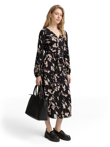 TOM TAILOR Kleid in Schwarz