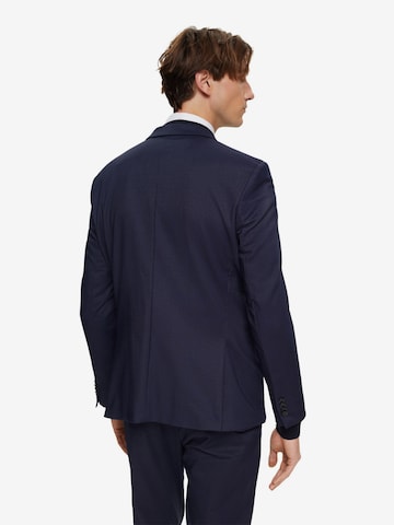 ESPRIT Comfort fit Suit Jacket in Blue