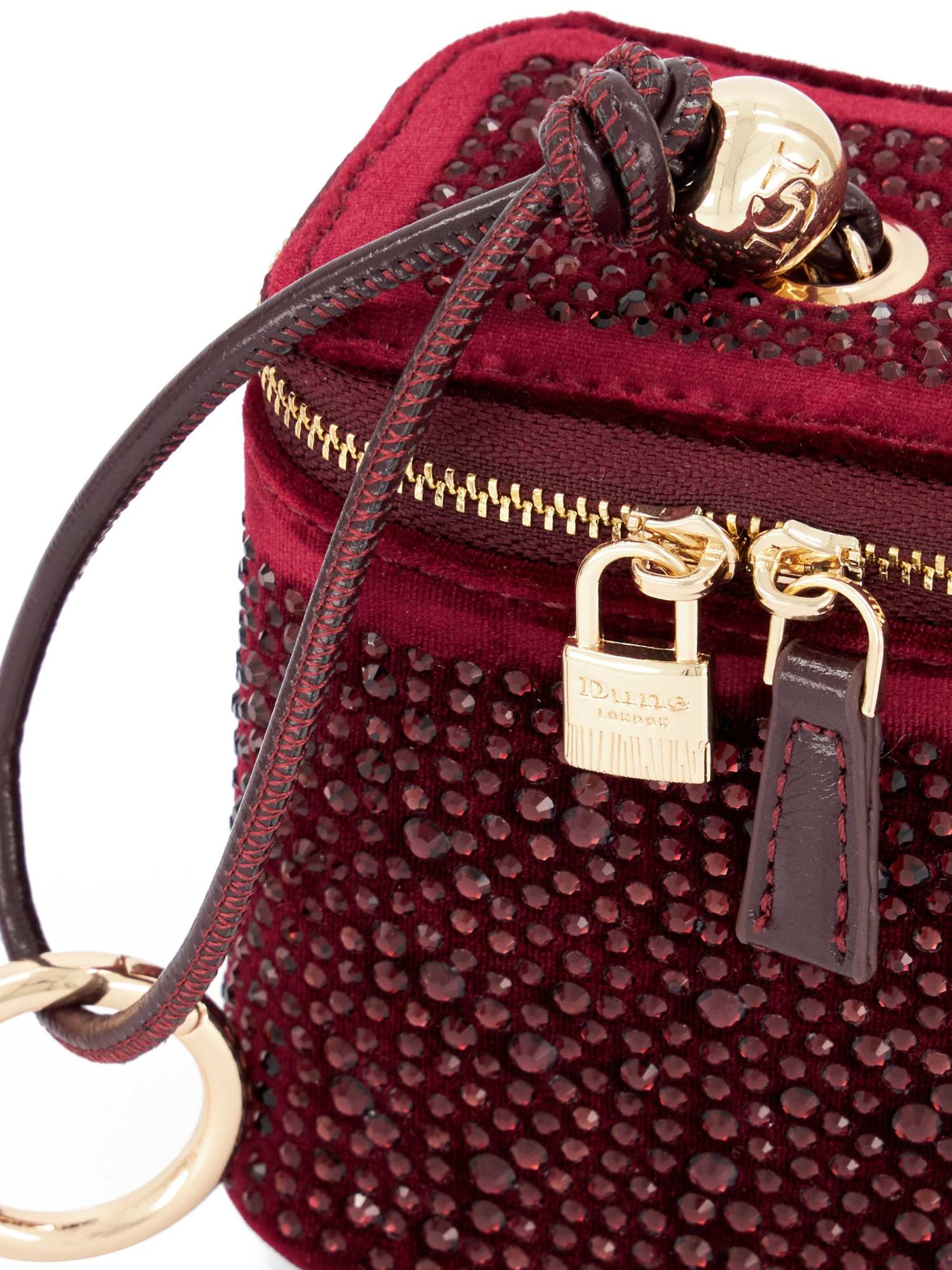 Dune LONDON Clutch 'Surround' in Rood