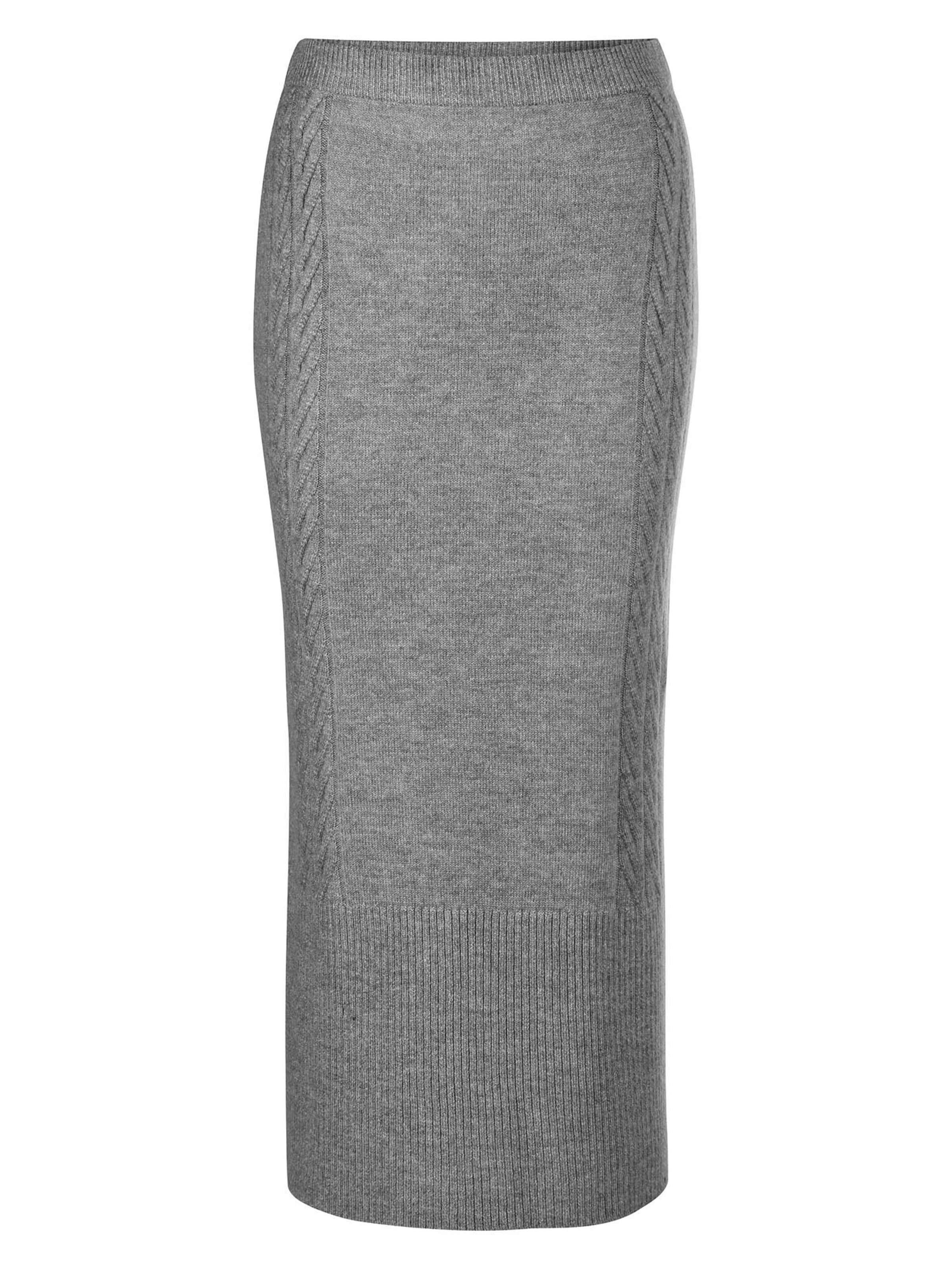 MADELEINE Rok in Grijs: voorkant