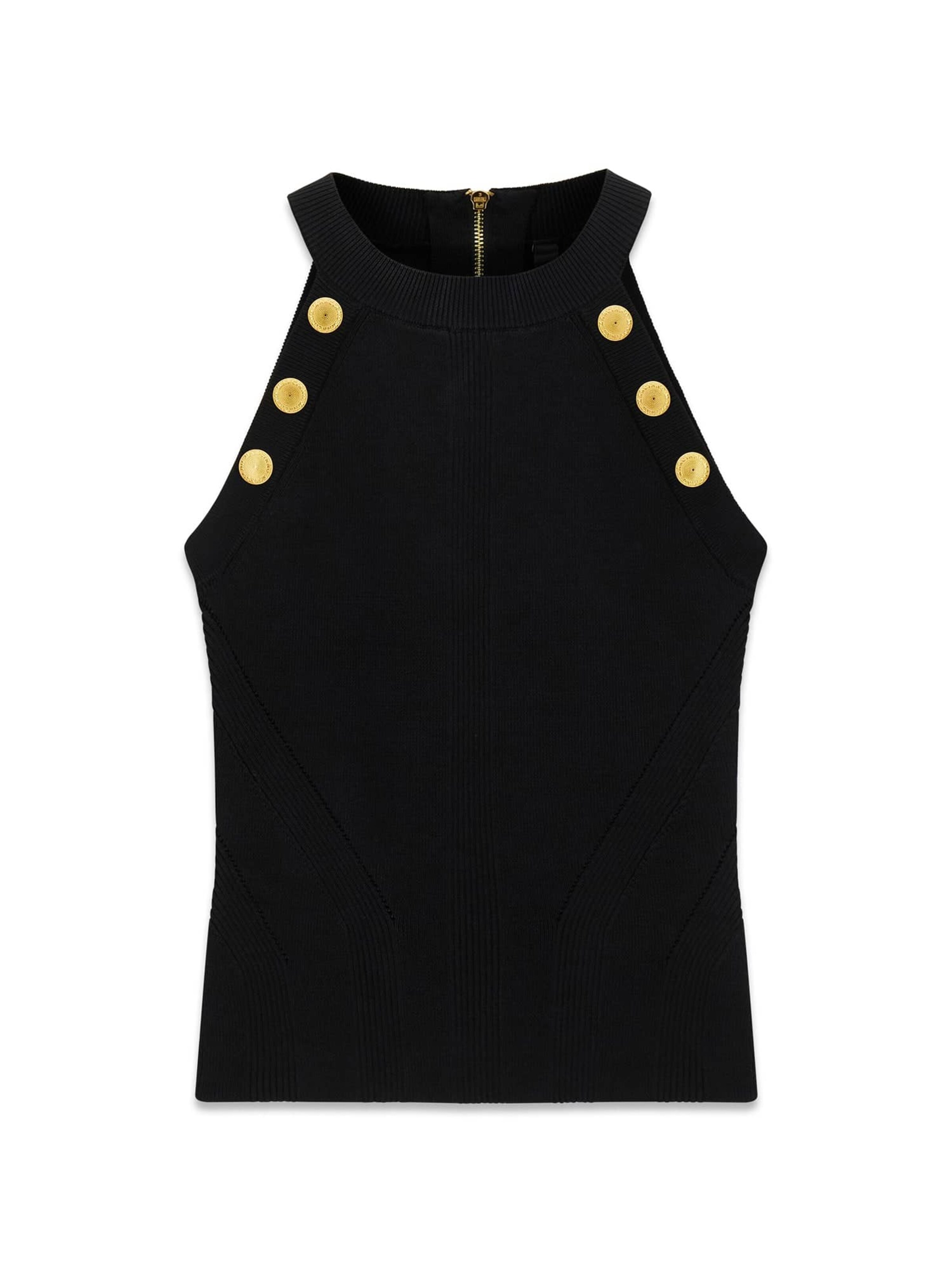 MARCIANO LOS ANGELES Sticktop in Schwarz: Vorderseite