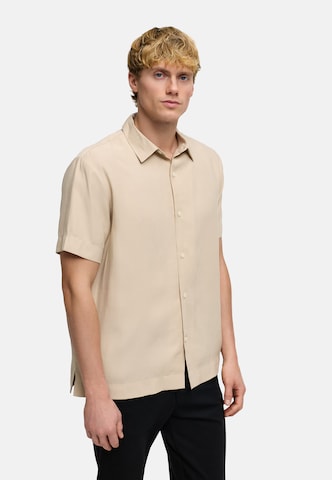 Coupe regular Chemise 'Eckdahl' Kronstadt en marron