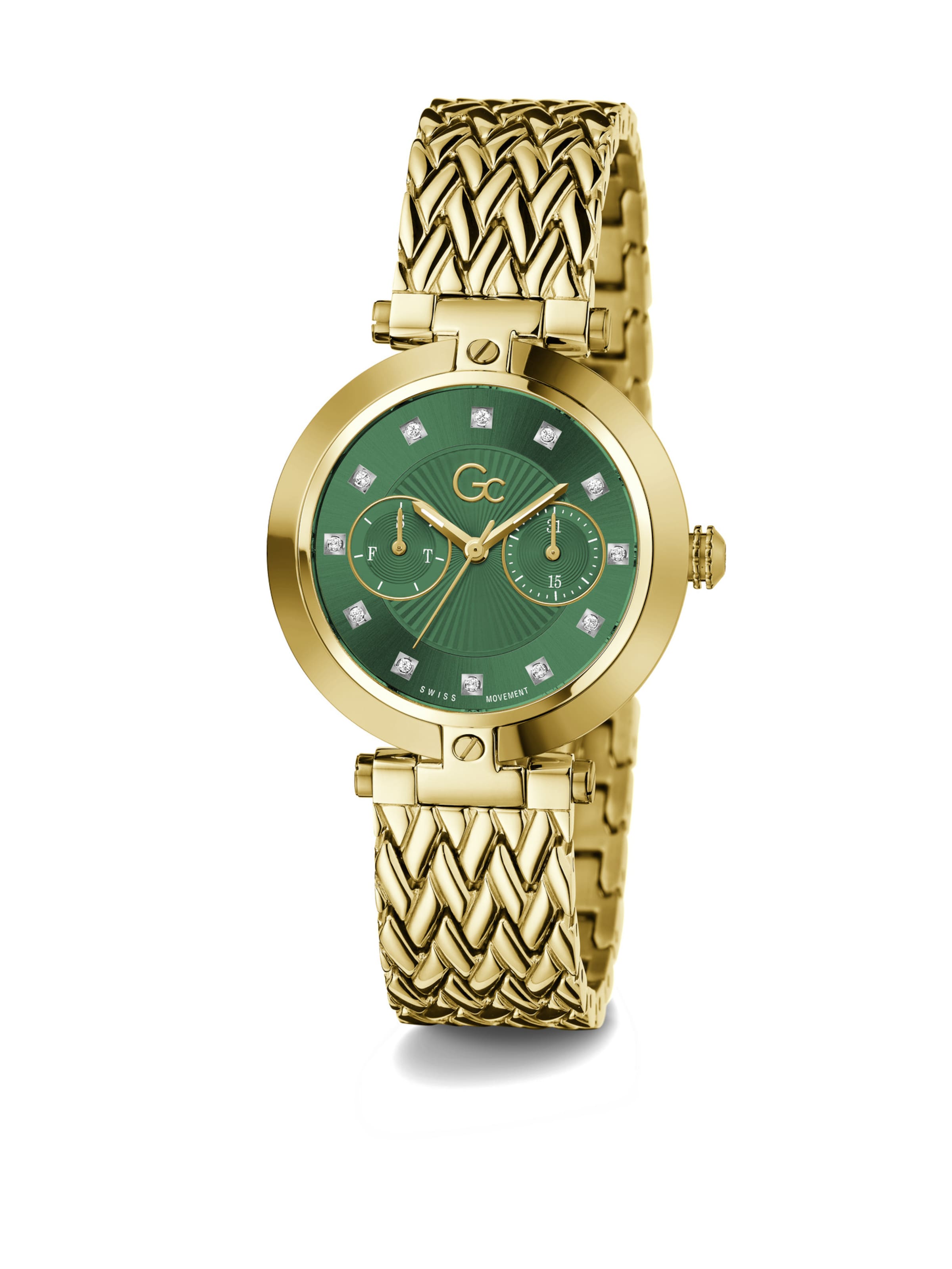 Gc Analoguhr 'Gc Vogue' in Gelb