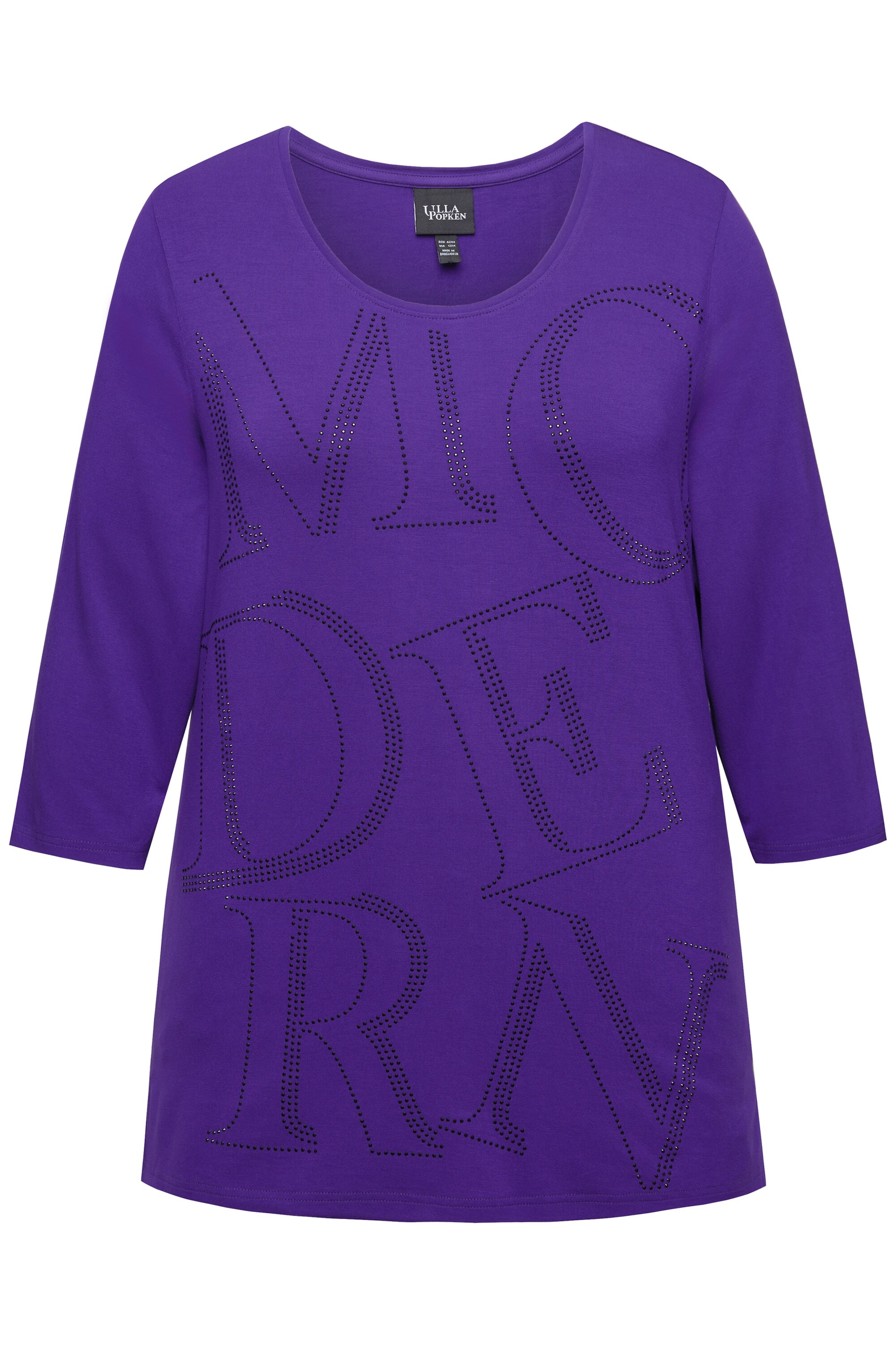 Ulla Popken Shirt in Purple: front