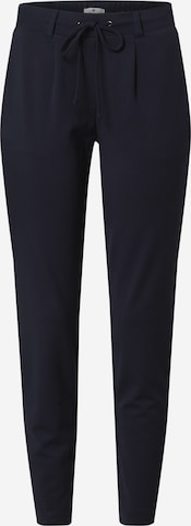 TOM TAILOR Regular Pleat-front trousers in Blue: front