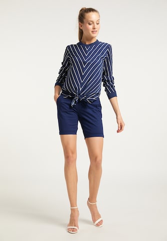 Coupe slim Pantalon DreiMaster Maritim en bleu