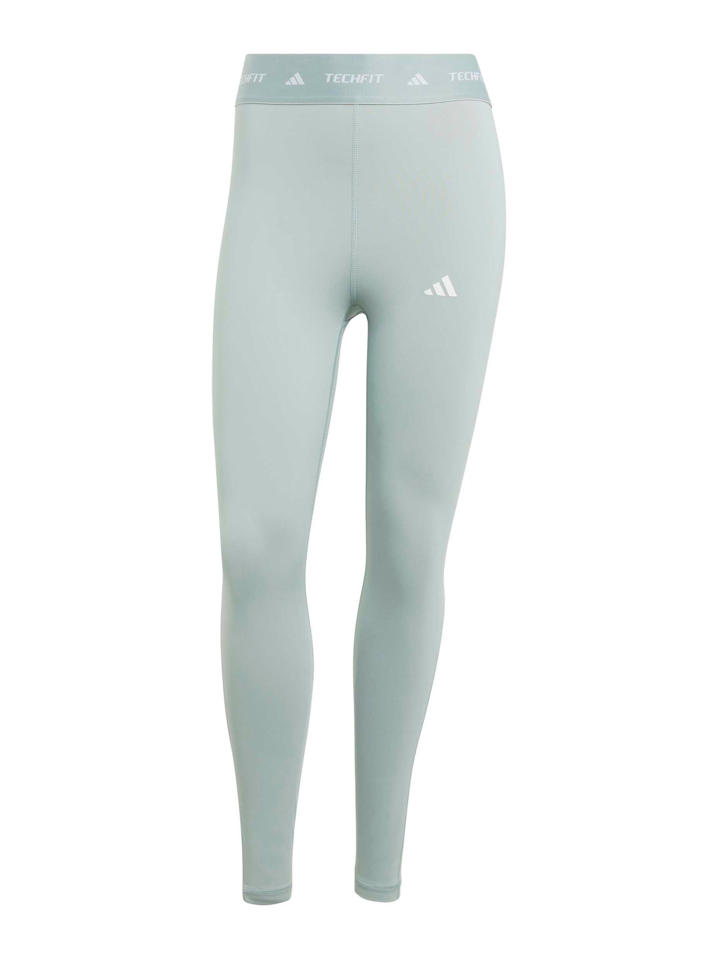 ADIDAS PERFORMANCE Workout Pants in Green: front