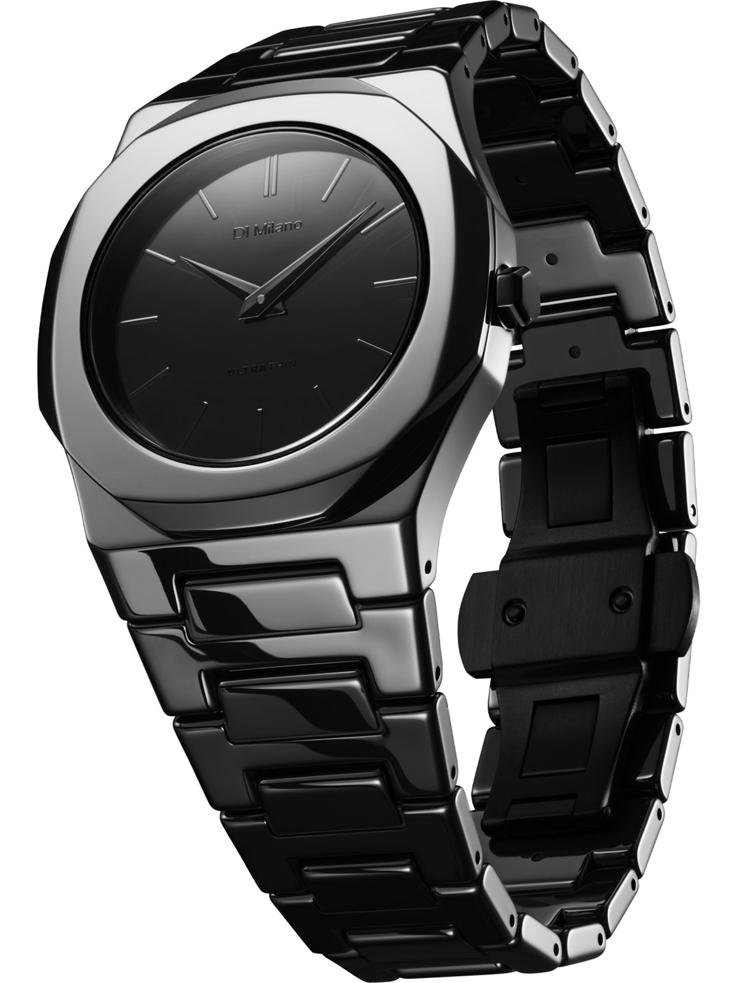 D1 Milano Uhr in Schwarz