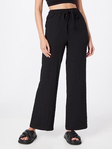 Whistles Wide leg Broek 'LUNA' in Zwart: voorkant