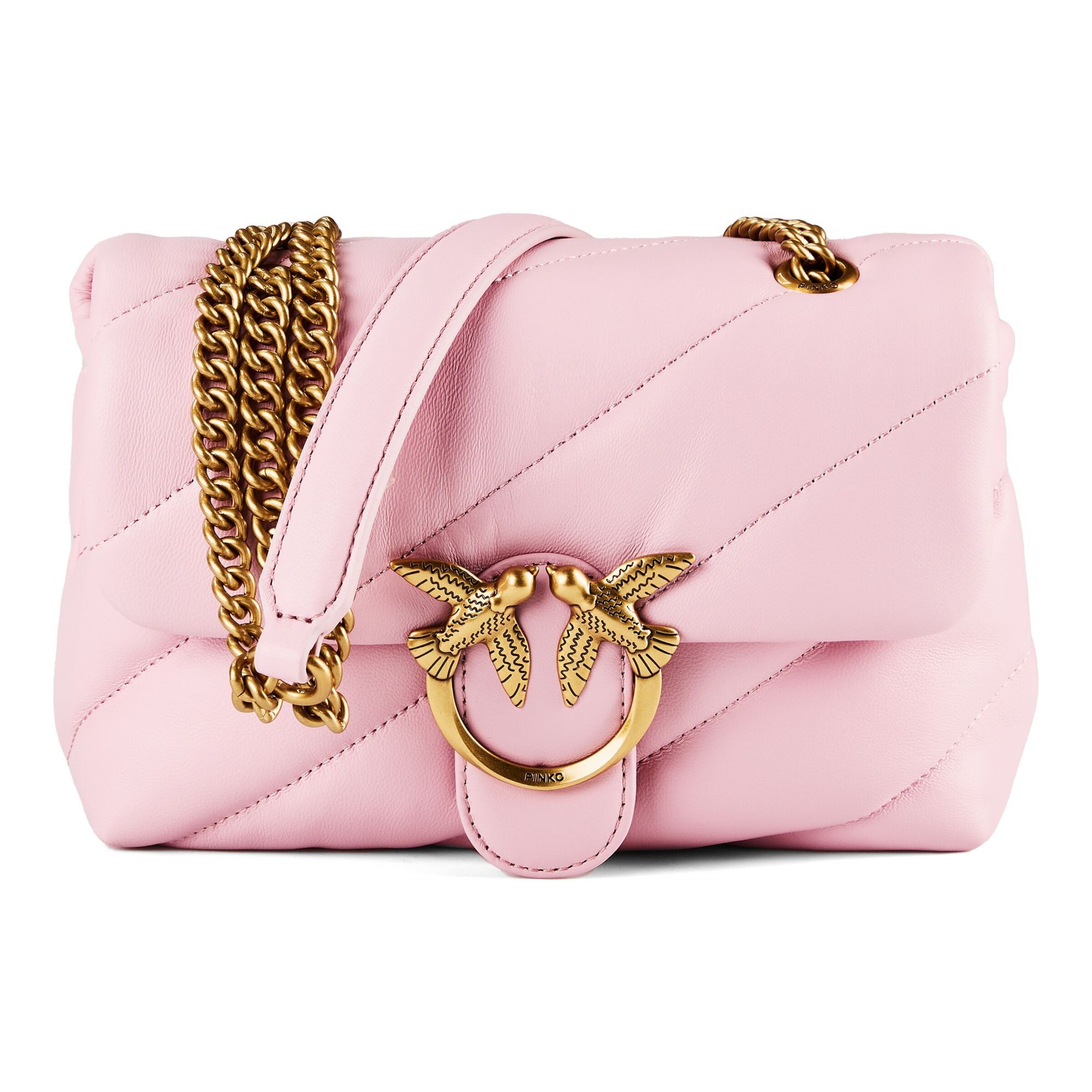 Borsa a tracolla 'Love ' di PINKO in rosa: frontale