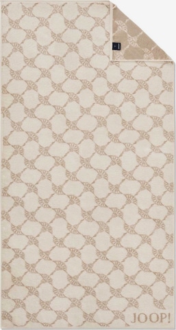 Telo doccia 'Cornflower' di JOOP! in beige: frontale