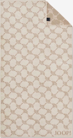JOOP! Duschtuch 'Cornflower' in beige / brokat, Produktansicht