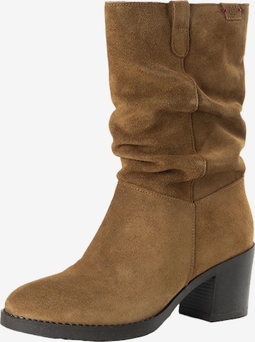 Boots 'LEATHER Boot - Made in Portugal' ANK Select en marron : devant