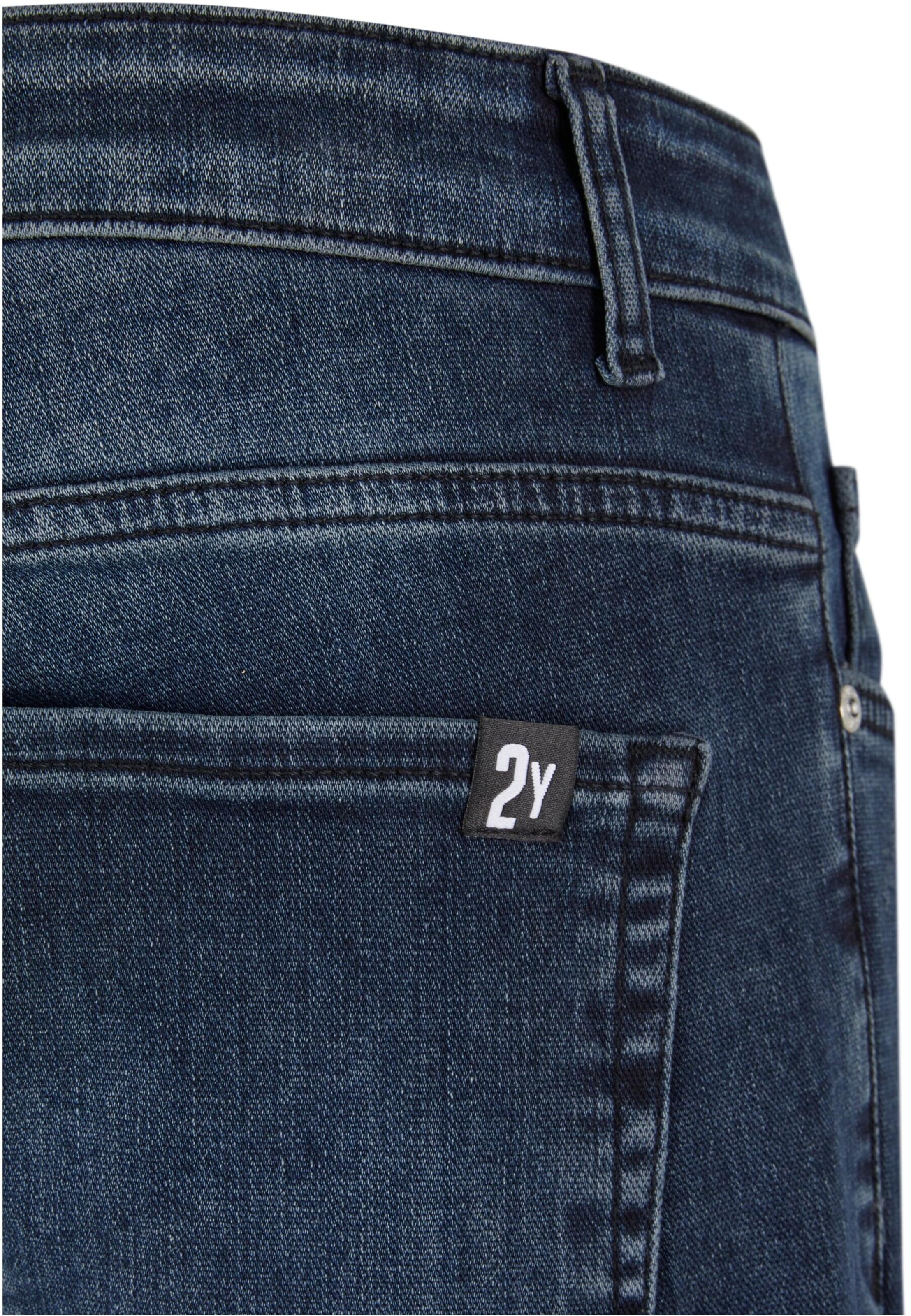 2Y Premium Slimfit Jeans in Blau