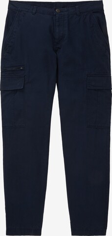 Tapered Pantaloni cargo di TOM TAILOR in blu: frontale