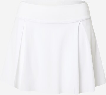 NIKE Athletic Skorts in White: front