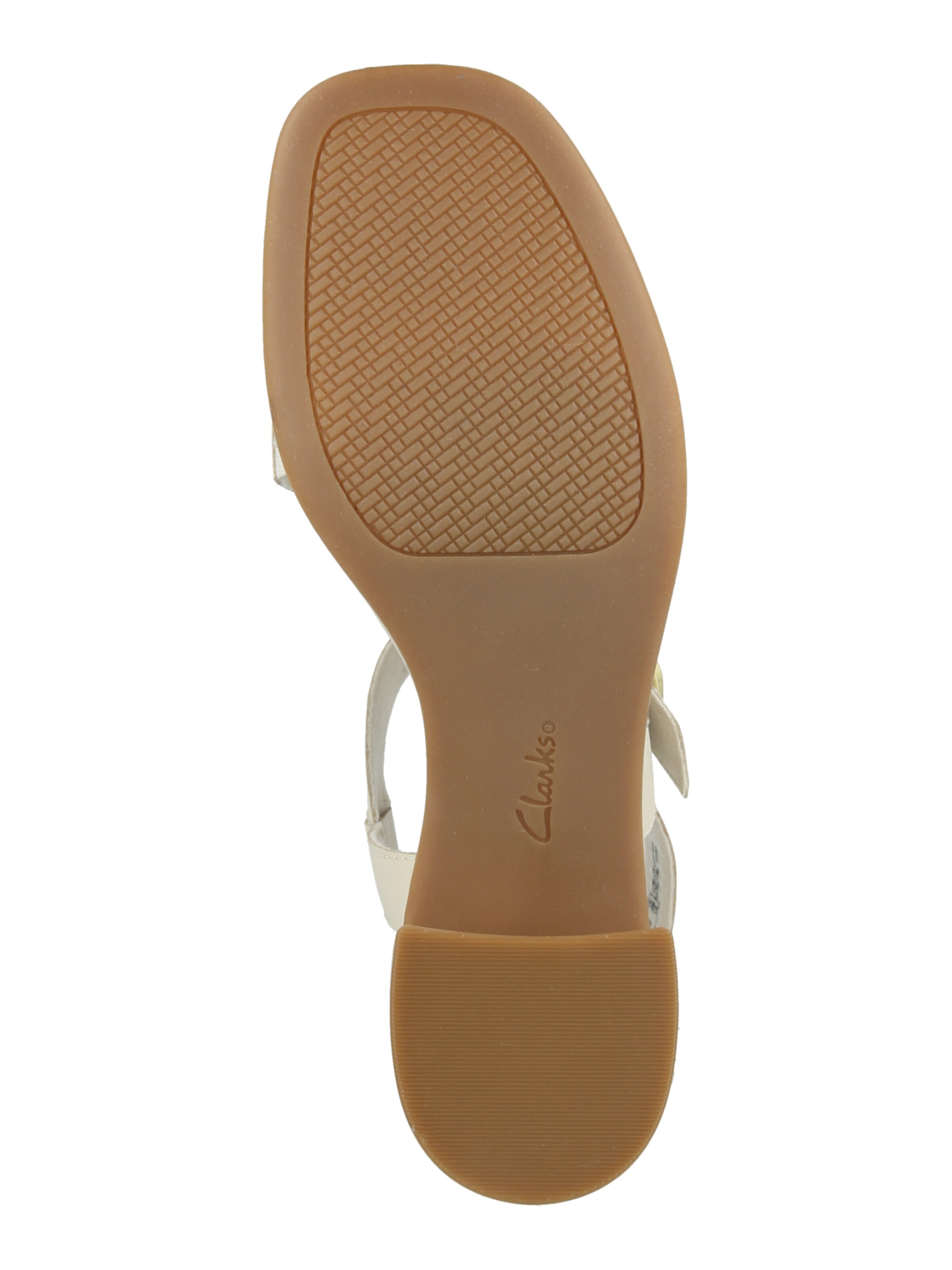 CLARKS Pántos szandál 'Jaylan Sol' - fehér: alul
