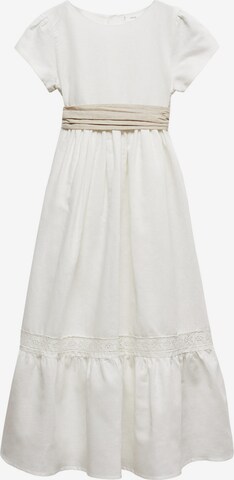 MANGO KIDS Dress 'Mia' in White: front