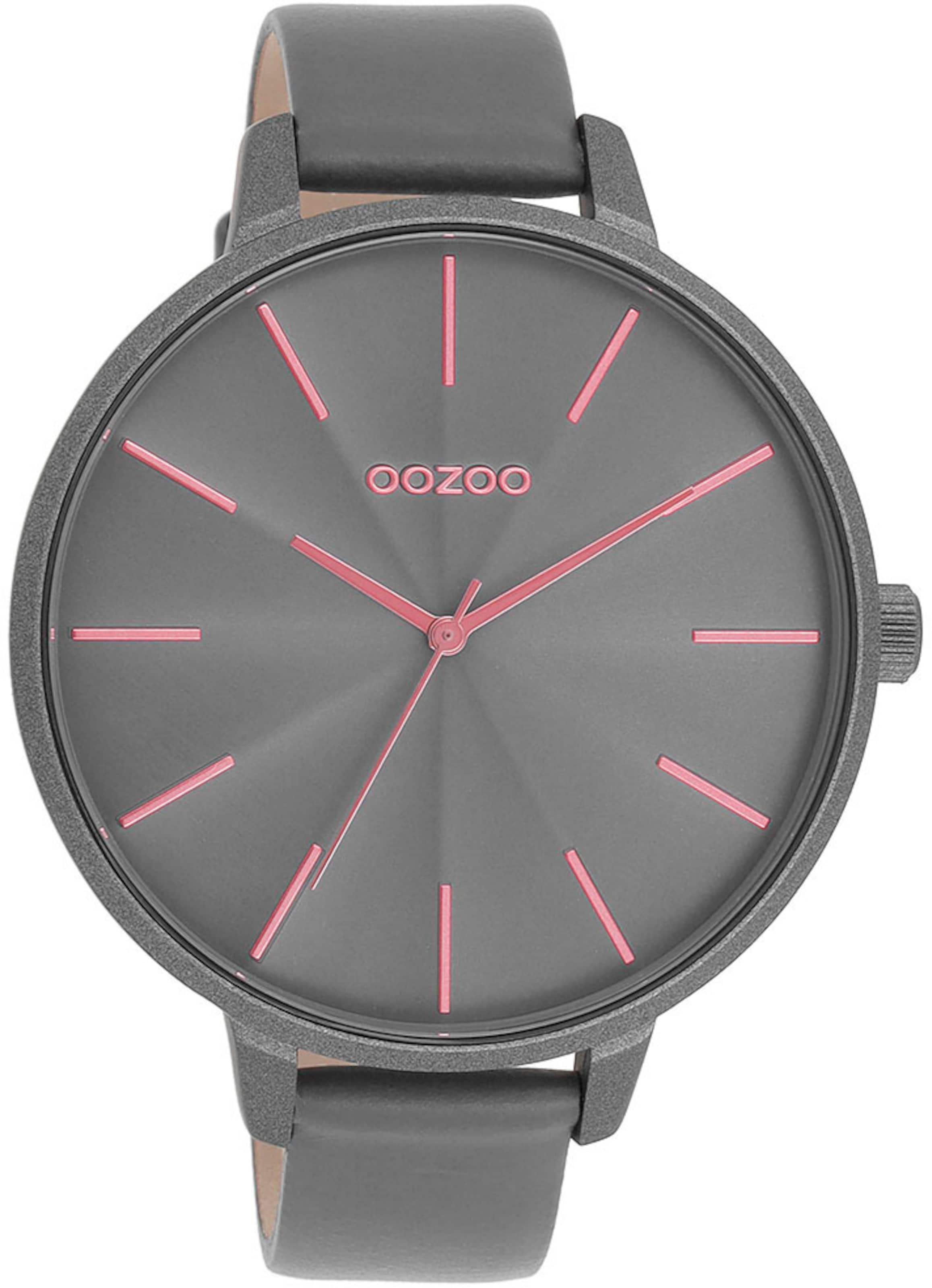 OOZOO Analog Watch in Grey: front