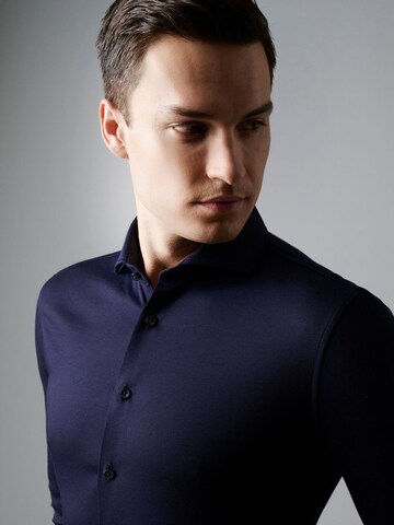 DESOTO Slim fit Button Up Shirt in Blue