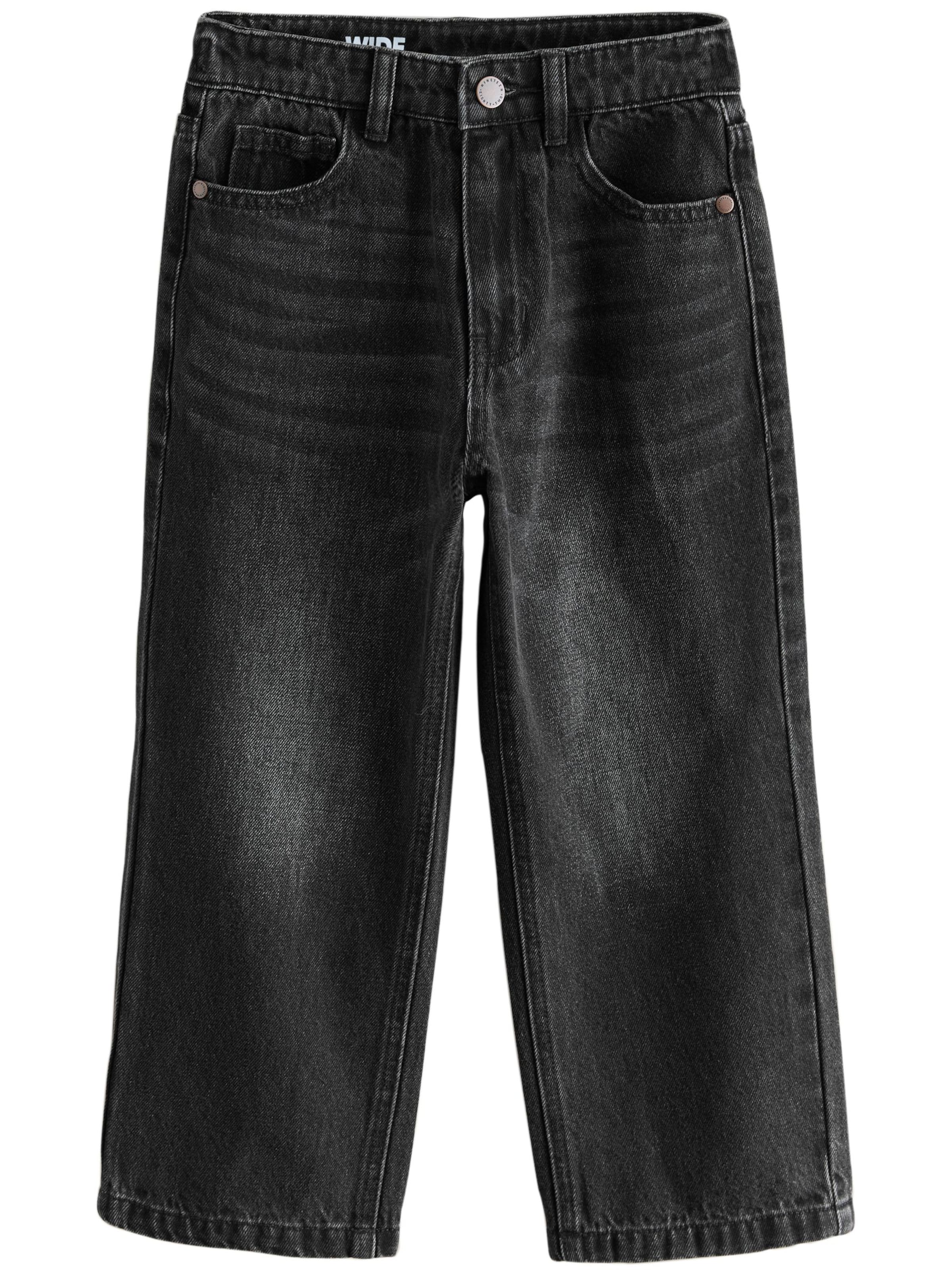 Next - Loosefit Calças de ganga em preto: frente