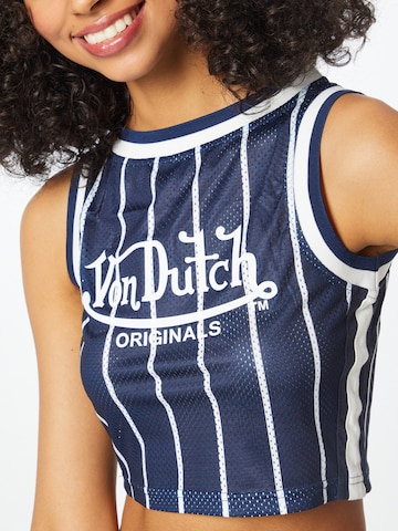 Von Dutch Originals - Top 'SKYLER' em azul