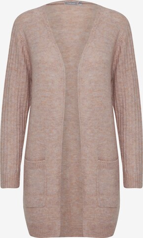 Fransa Knit Cardigan 'CESANDY' in Pink: front