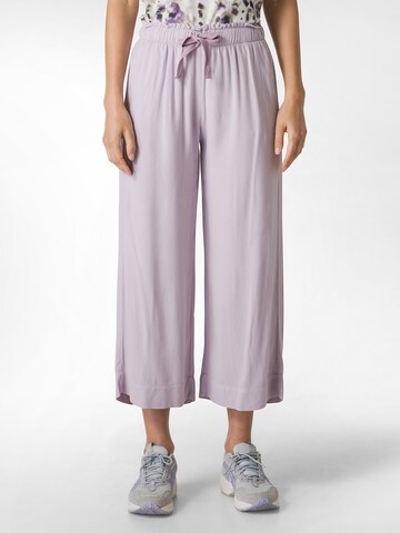 DEHA Wide leg Trousers in Purple: front