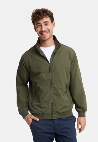 INDICODE JEANS Between-season jacket 'INCatall' in Green: front