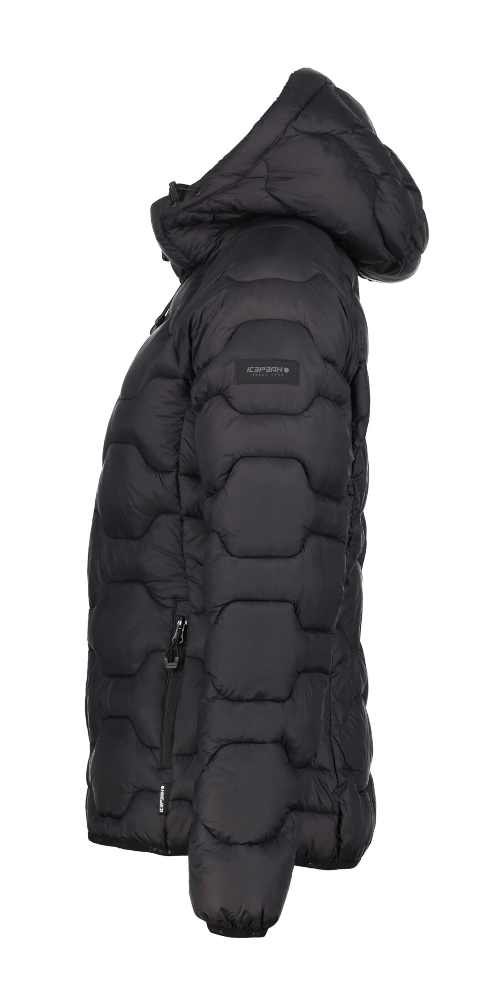ICEPEAK Jacke 'Blackey' in Schwarz
