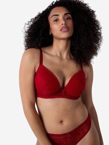 ETAM Push-up Bra 'Panama' in Red