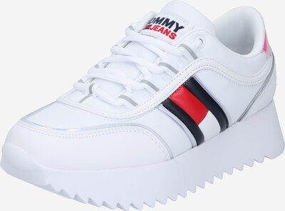 Tommy Jeans Sneakers laag in de kleur Navy / Rood / Zilver / Wit, Productweergave