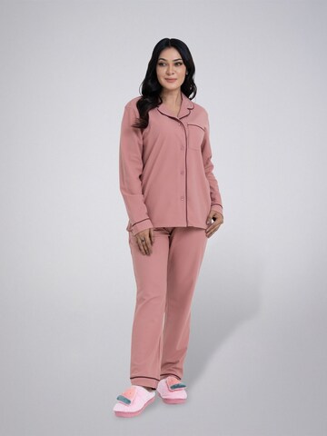 LEAFLETIC - Pijama 'Leafletic Women’s Nightwear Long set' en rosa