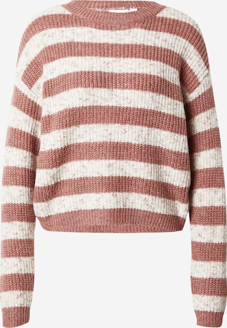 VILA Sweater 'Paline' in Brown: front