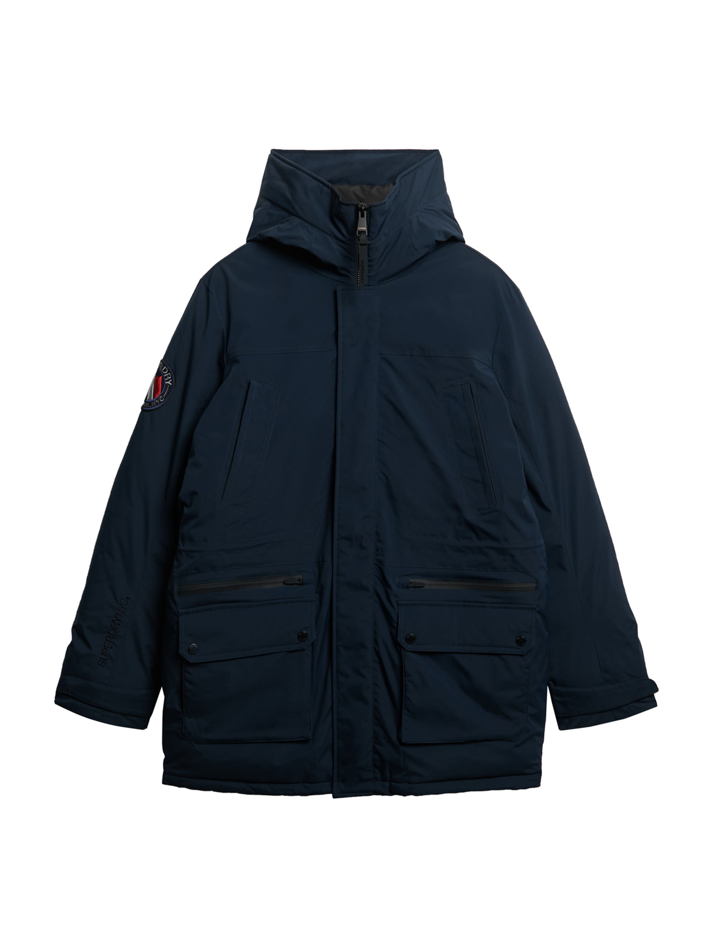 Superdry Zimska jakna | modra barva: sprednja stran