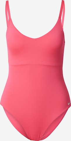 Maillot de bain sport Nike Swim en rose : devant