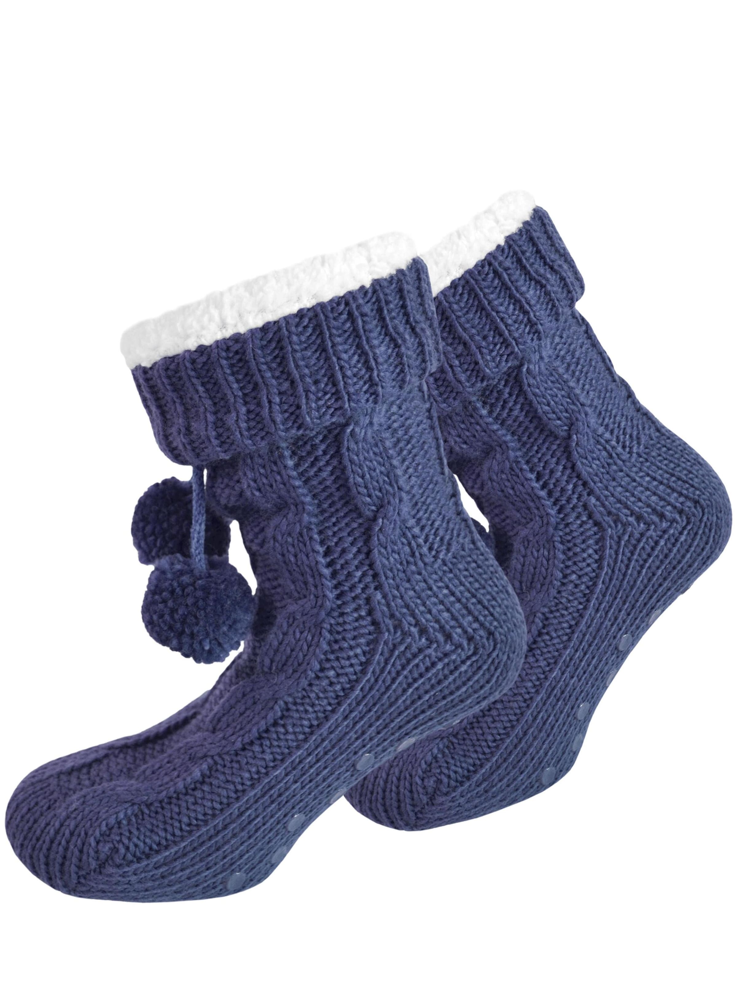 normani Socks in Blue: front