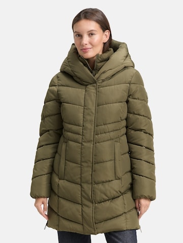 TOM TAILOR Wintermantel in Groen: voorkant