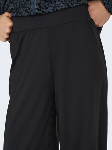 ONLY PLAY Wide leg Workout Pants 'ONPMina-2' in Black