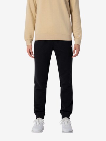 Champion Authentic Athletic Apparel Tapered Broek in Zwart: voorkant