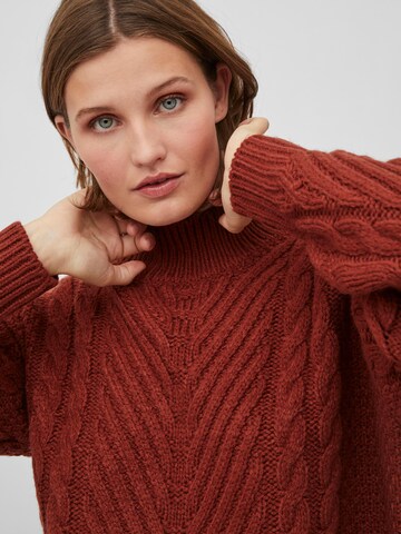 VILA Sweater 'Apoline' in Red